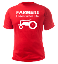 Load image into Gallery viewer, FARMERS Essential for Life Adult Unisex T-Shirt