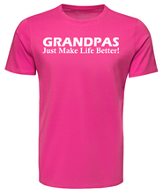 Load image into Gallery viewer, GRANDPAS Just Make Life Better Adult Unisex T-Shirt