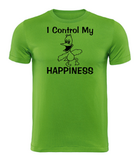 Load image into Gallery viewer, I Control My HAPPINESS Adult Unisex T-Shirt
