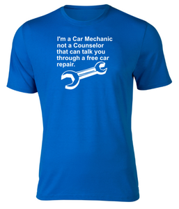 I'm a Car Mechanic not a Counselor Adult Unisex T-Shirt