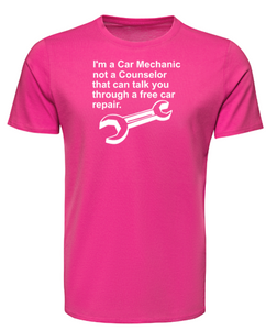 I'm a Car Mechanic not a Counselor Adult Unisex T-Shirt