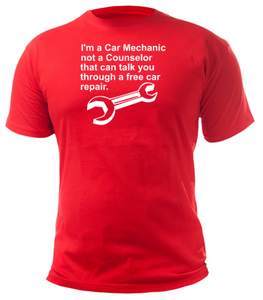 I'm a Car Mechanic not a Counselor Adult Unisex T-Shirt